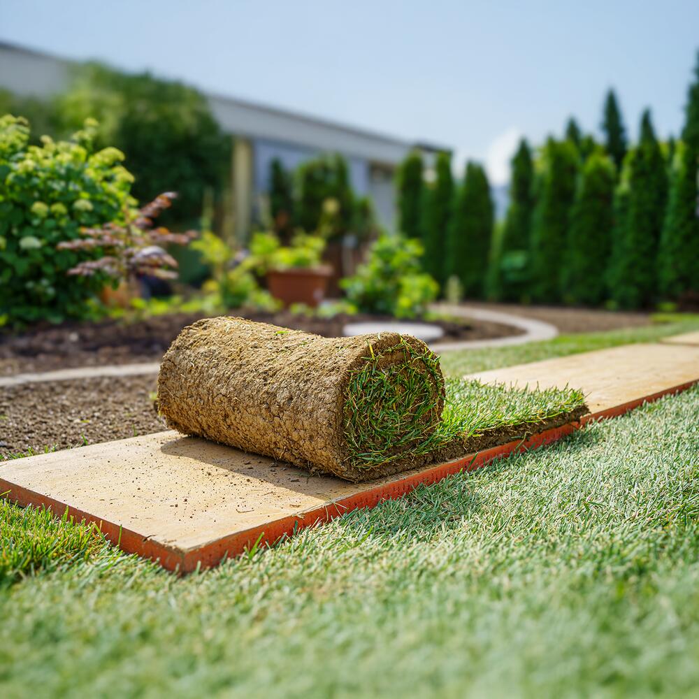 Gazon de placage gazon FAMILIAL Rollrasen 1 m²