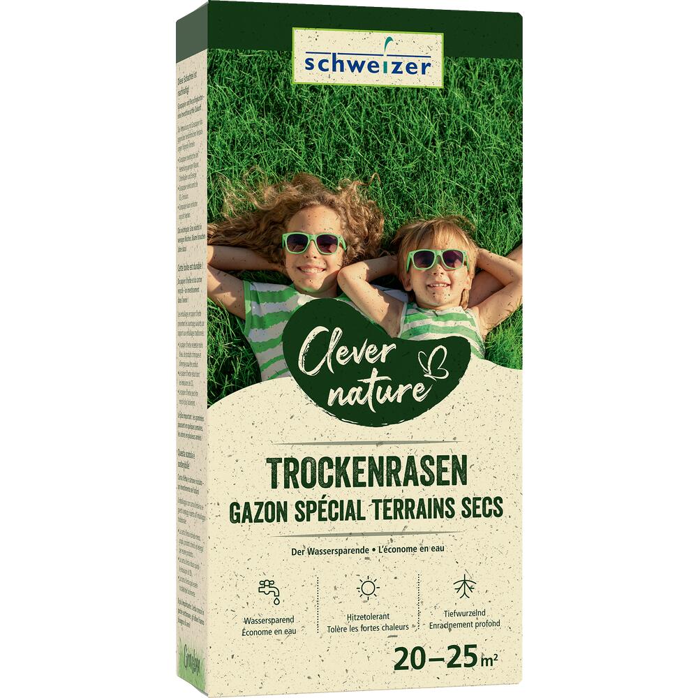 Clever Nature Gazon spécial terrains secs Der Wassersparende 625 g
