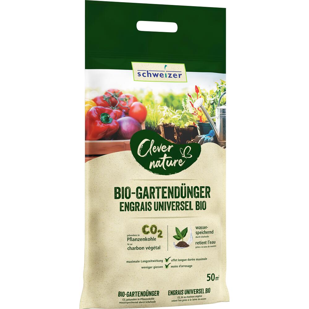 Engrais universel Bio Dünger mit Pflanzenkohle und Schafwolle 4 kg