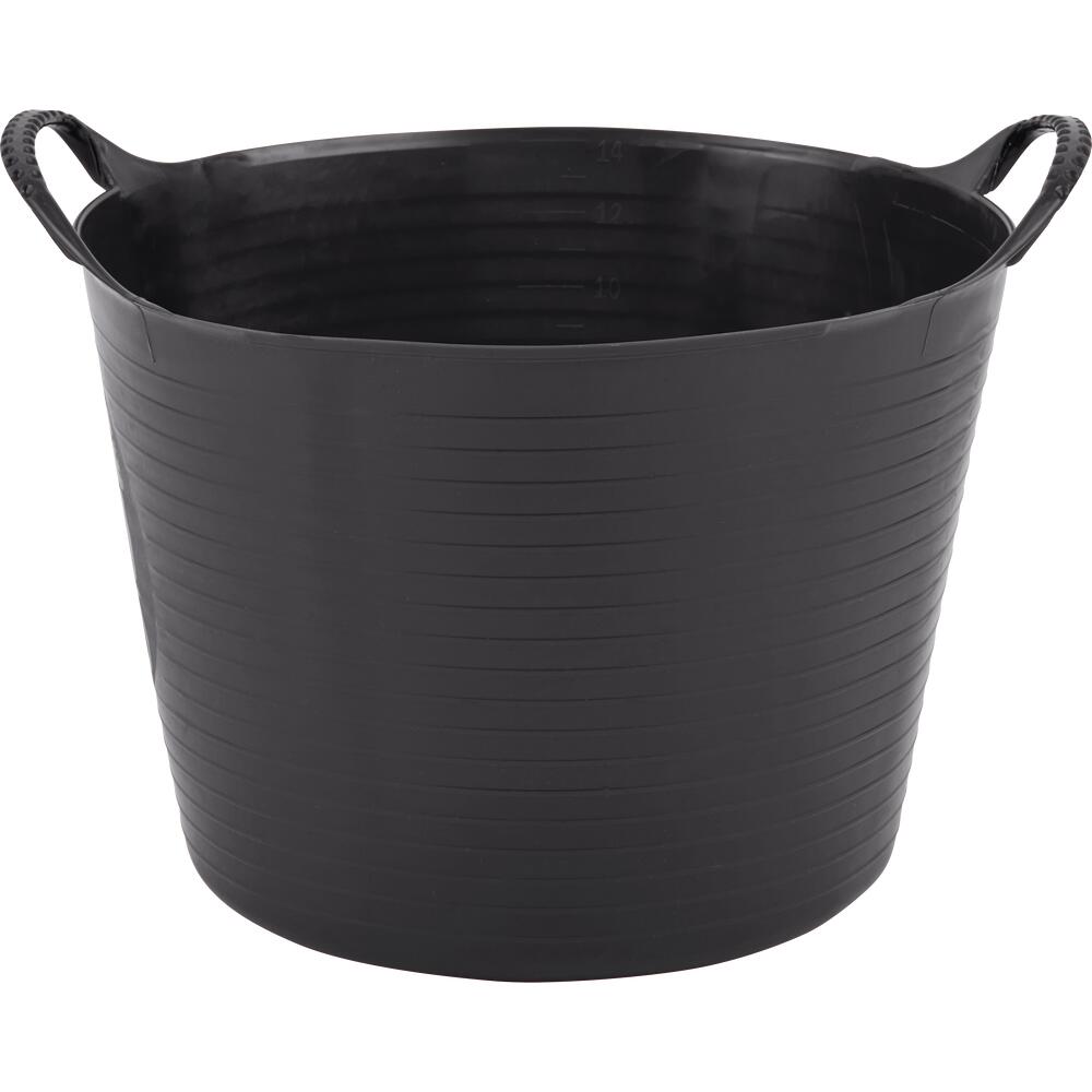 Gorilla Tub Recyclé 14 Litres Red Gorilla Schwarz